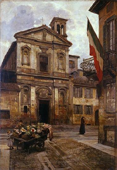 Arturo Ferrari Church of Santo Stefano in Borgogna in Milan